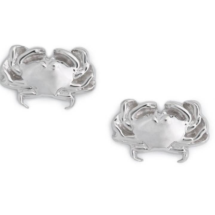 Brincos de caranguejo prata esterlina da Delicacies Jewelry - cada compra ajuda a combater a fome Presente Foodie, Joias de comida por atacado de Delicacies Jewelry