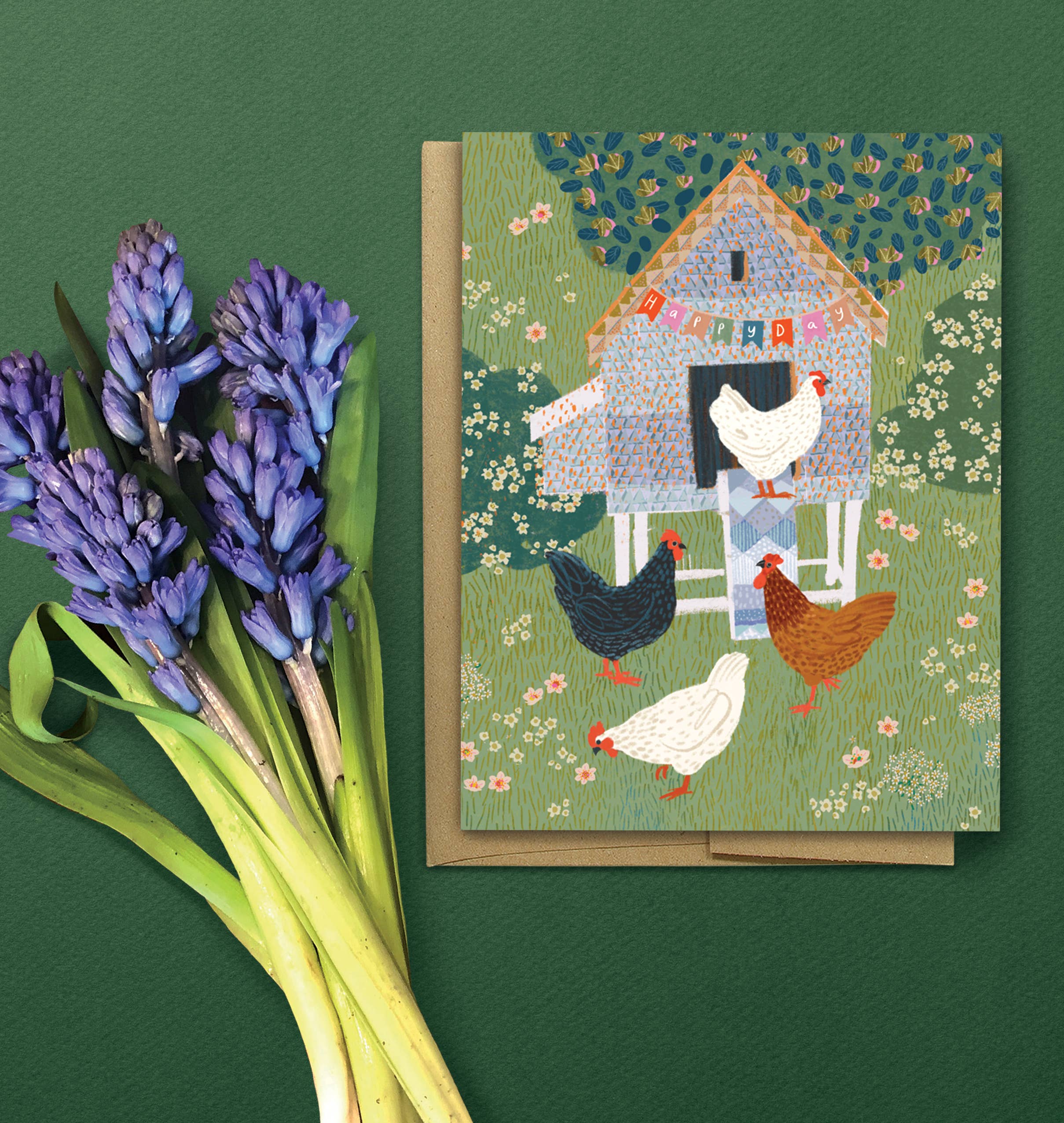 Studio Eleven Papers - Wholesale Verjaardagskaartje - GEEN SRP - Feestelijke verjaardagskaart voor kippenhok3