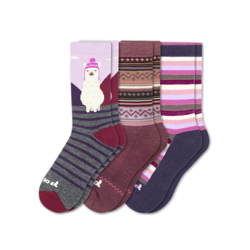 Pacas - Wholesale Socks - Women's - 3 Pack - Women's Crew Pacas Socks94