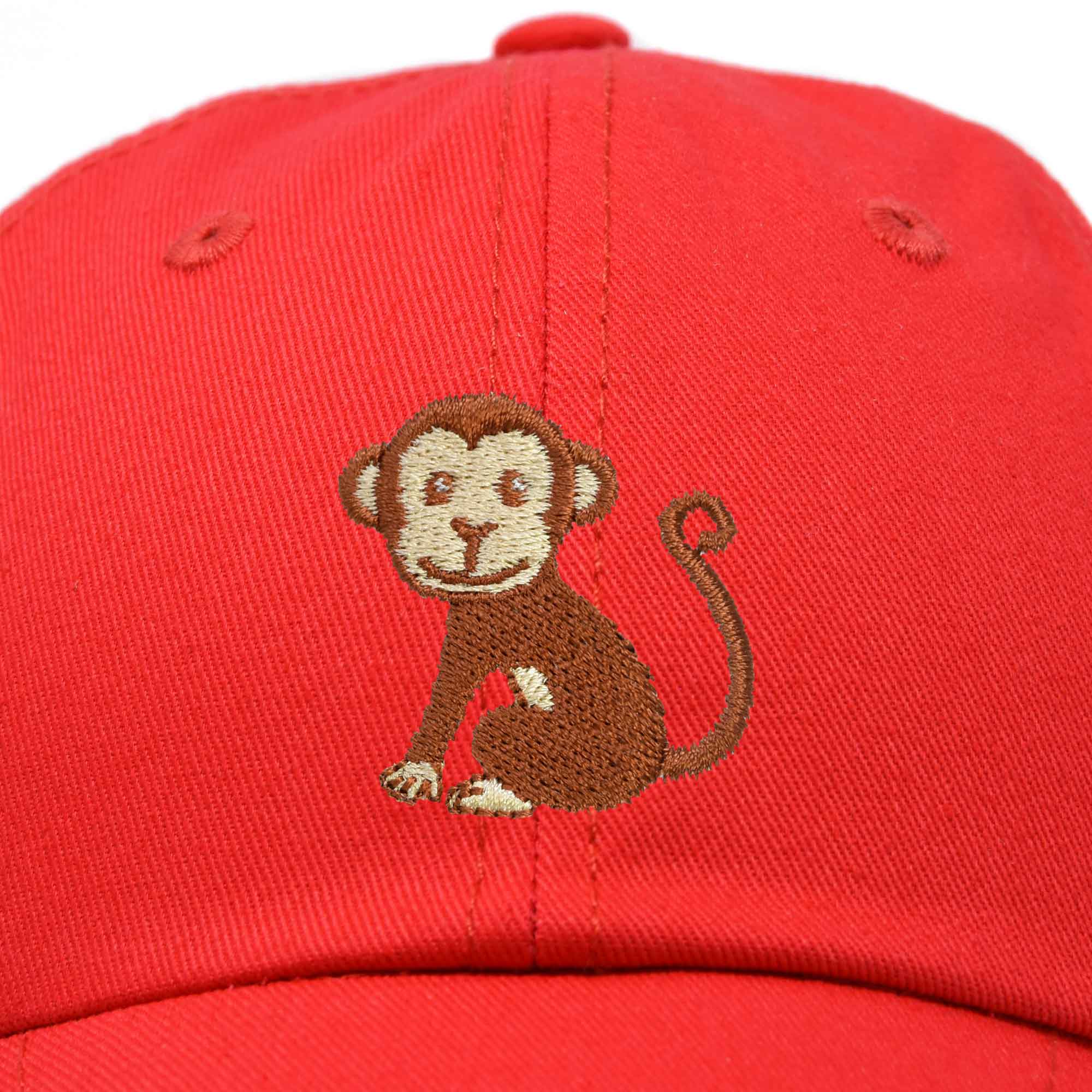 Dalix – Großhandel Basecap – Kinder – DALIX Cute Monkey Kinderhut bestickte Ballkappe Mädchen Jungen37