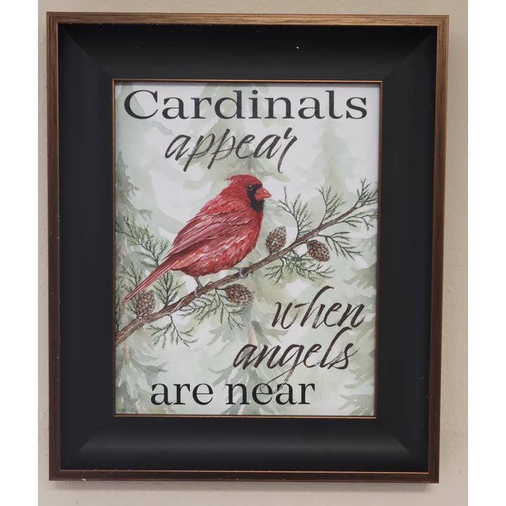 CIN2919 | Cardinals Appear Art Print for wholesale by Roslyn Décor