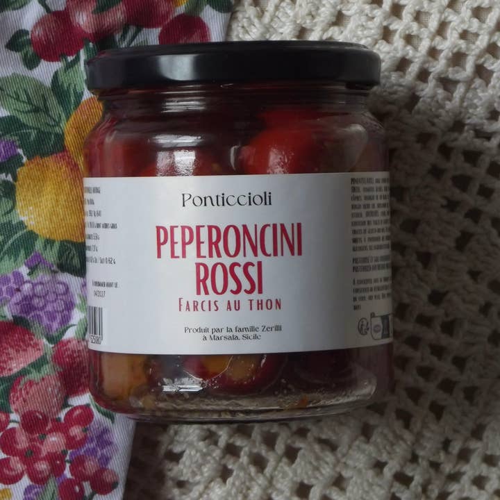 Rossi Peperoncini Stuffed with Tuna for wholesale by PONTICCIOLI