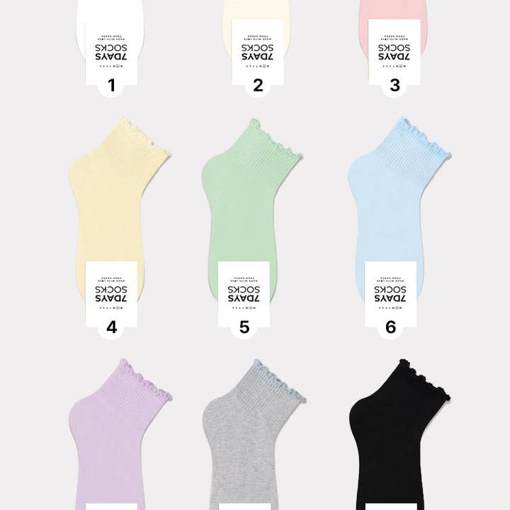 Women's Lace Band Middle Ankle Socks - Made in Korea and other Purchase Wholesale polyurethane fabrics. Free Returns & Net 60 Terms on Faire trending on Faire.