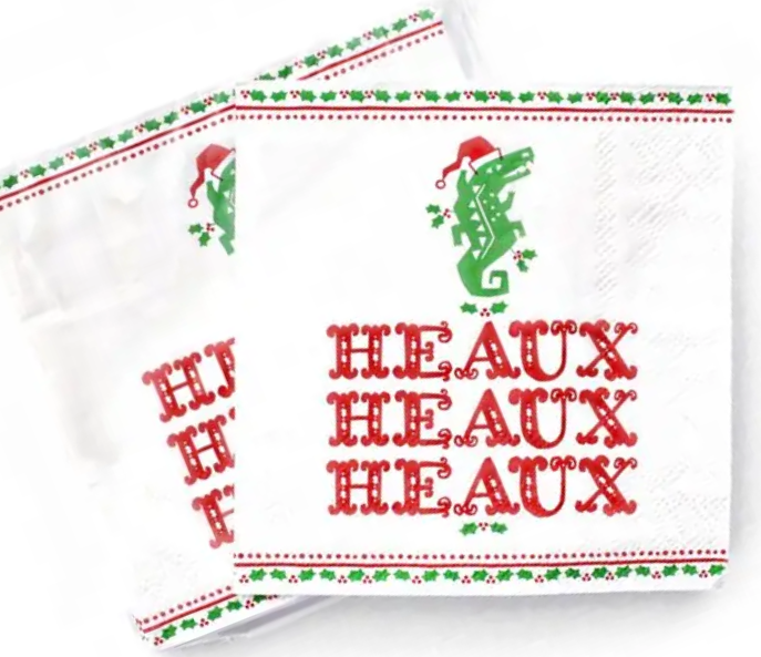 THE PARISH LINE - Wholesale Disposable Napkin - Cocktail Napkin - Heaux Heaux Heaux2