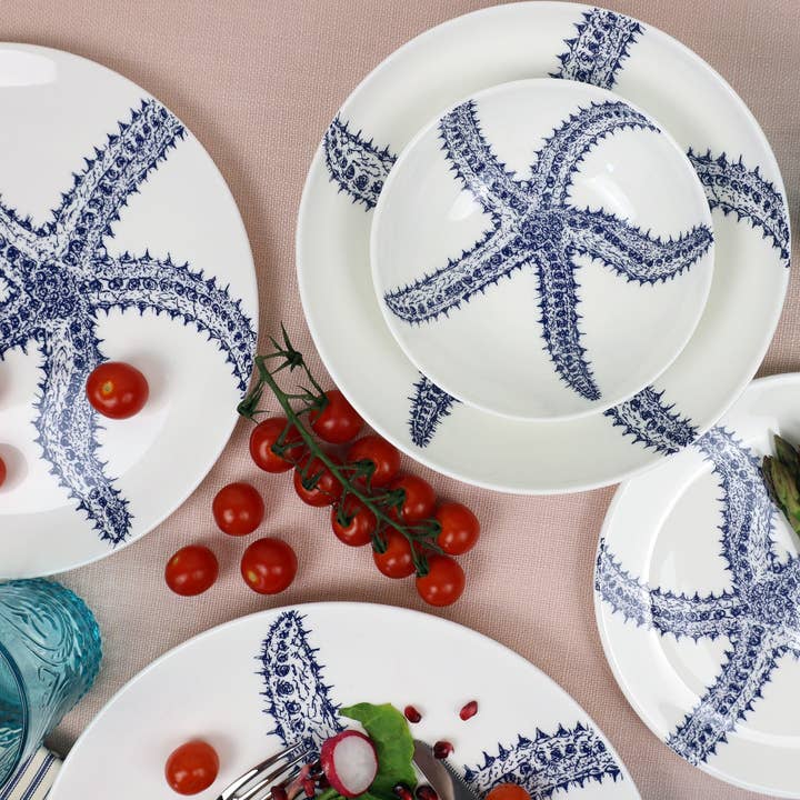 Cream Cornwall - Wholesale Bowl - Bone China Starfish Bowl
