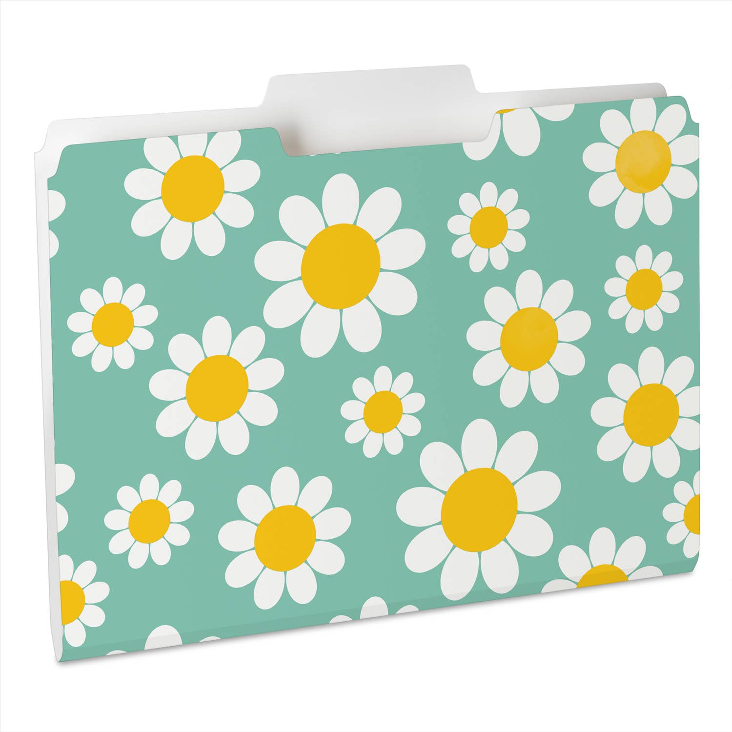 Conimar Promotions - Wholesale Folders - "Daisy" Single Decorative Reusable File Folders  0