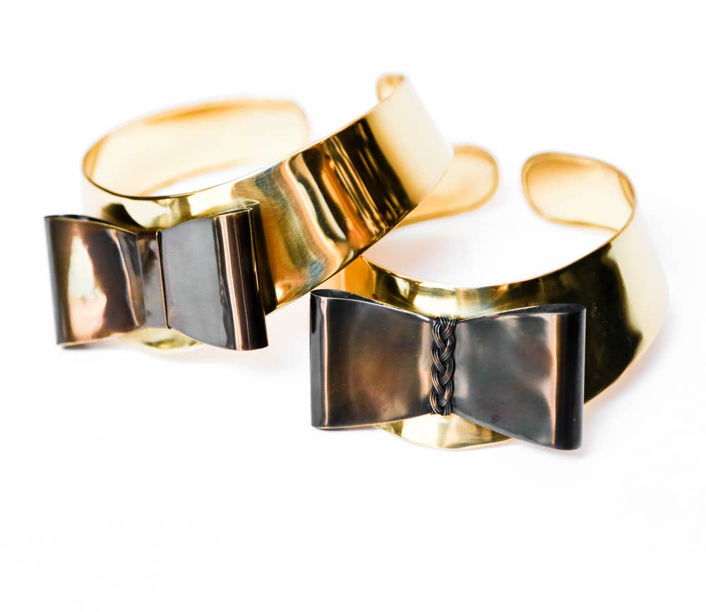 Bisjoux - Wholesale Choker/Collar - Bow Tie  brass Collar choker necklace0