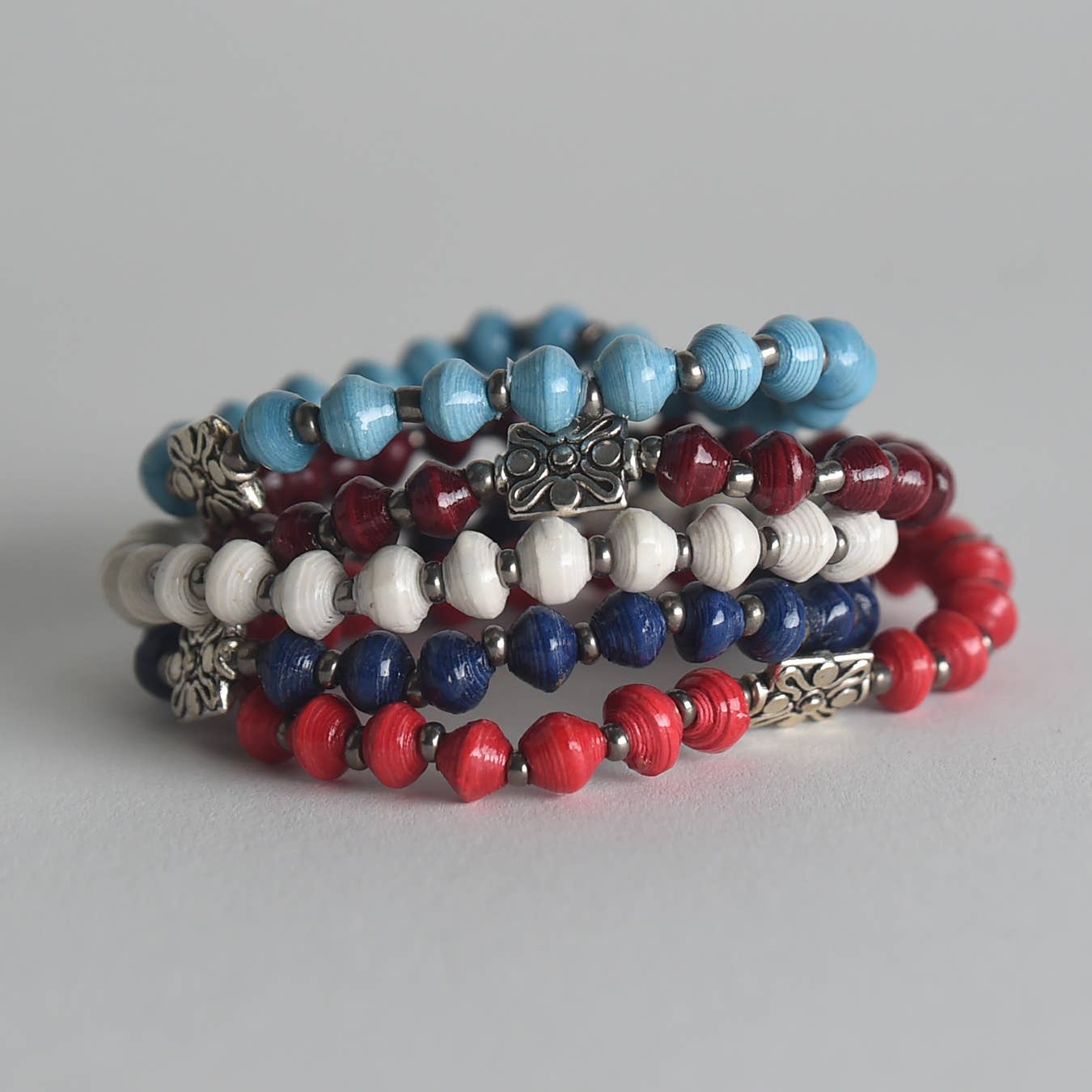 Project Have Hope - Venta al por mayor Juegos de joyas - Juego de 5 pulseras con encanto17