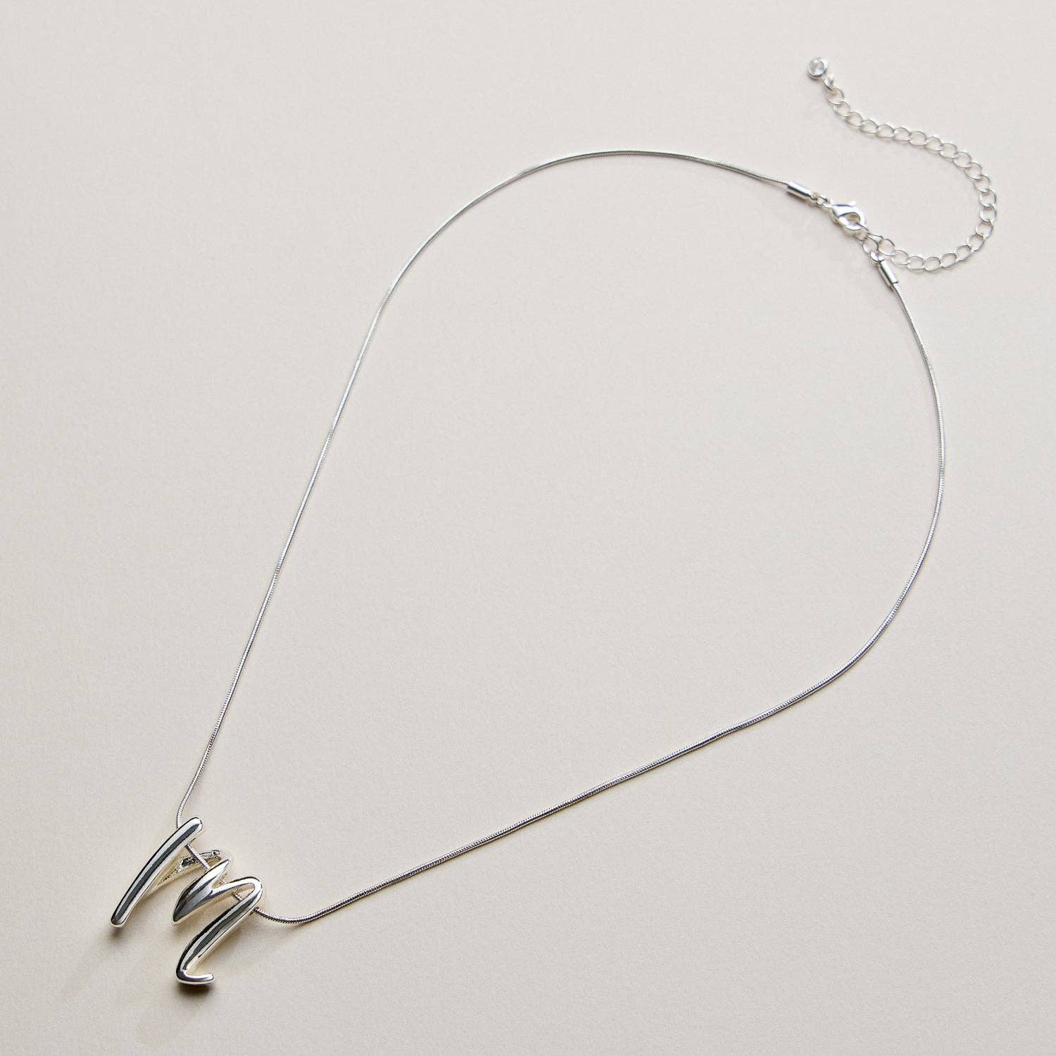 Frem - Wholesale Pendant/Charm Necklace - A Set of 16 Letters Gold Dipped Necklace – Gold & Silver Alphabet Charm Jewelry81