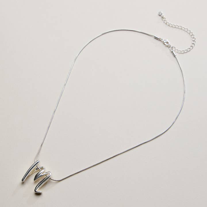 Frem - Wholesale Pendant/Charm Necklace - A Set of 16 Letters Gold Dipped Necklace – Gold & Silver Alphabet Charm Jewelry81