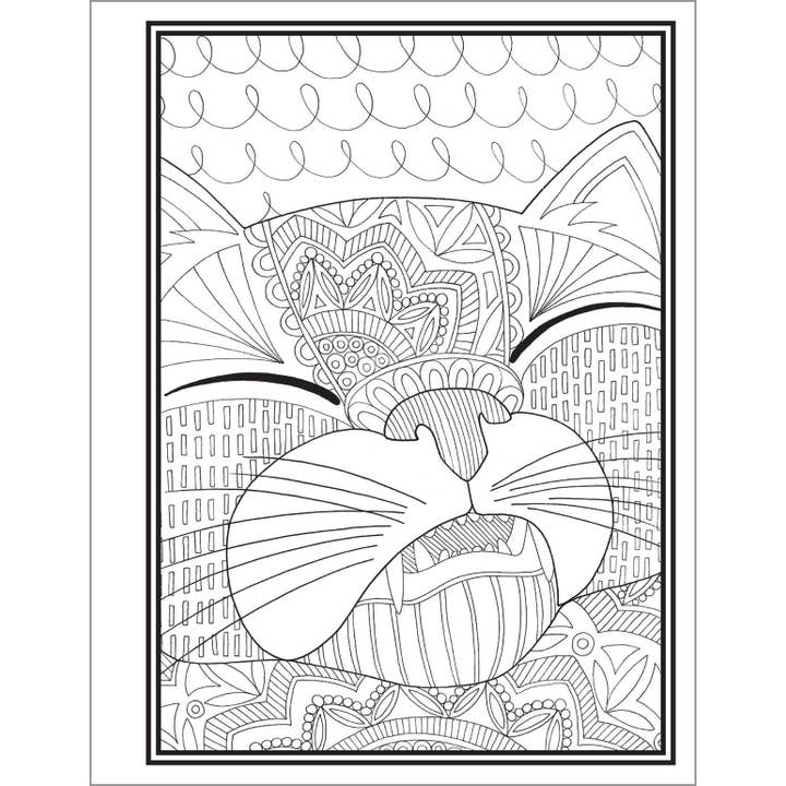 Sourcebooks - Wholesale Coloring & Activity Book - Adult - Butts, Bleps, and Beans Cat Coloring Book4