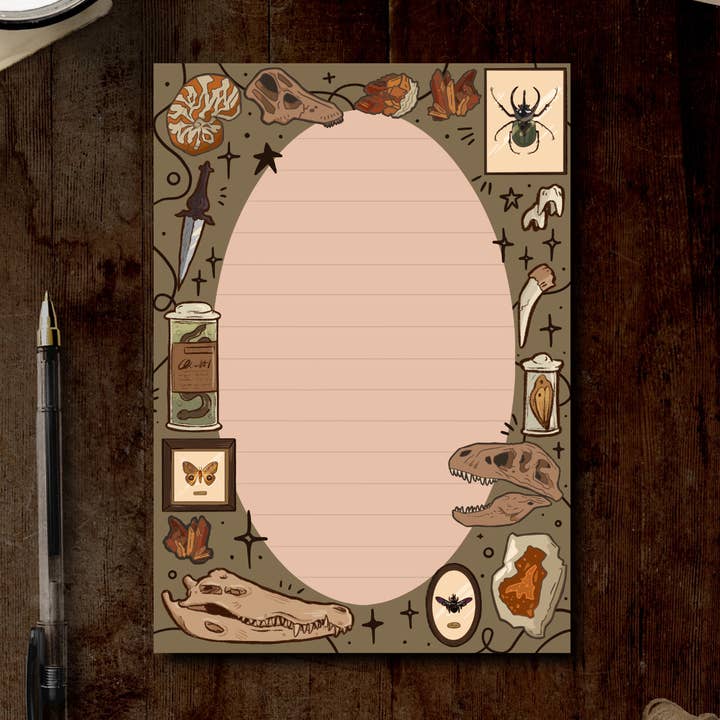 Collection Curio, bloc-notes ligné pour la vente par Tied Fates