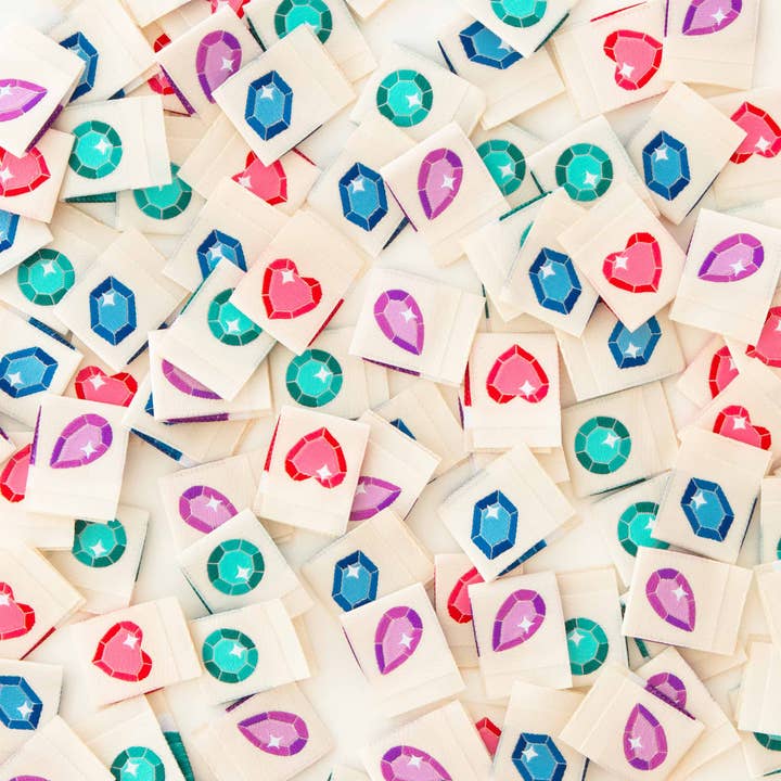 Sarah Hearts - Wholesale Craft supplies - Jewels Multipack - Woven Sewing Clothing Label Tags2