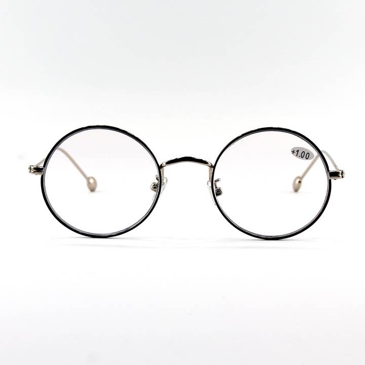 Ottika Care - Blå lysblokerende læsebriller | Rund form for engroshandel hos Ottika Group Ltd