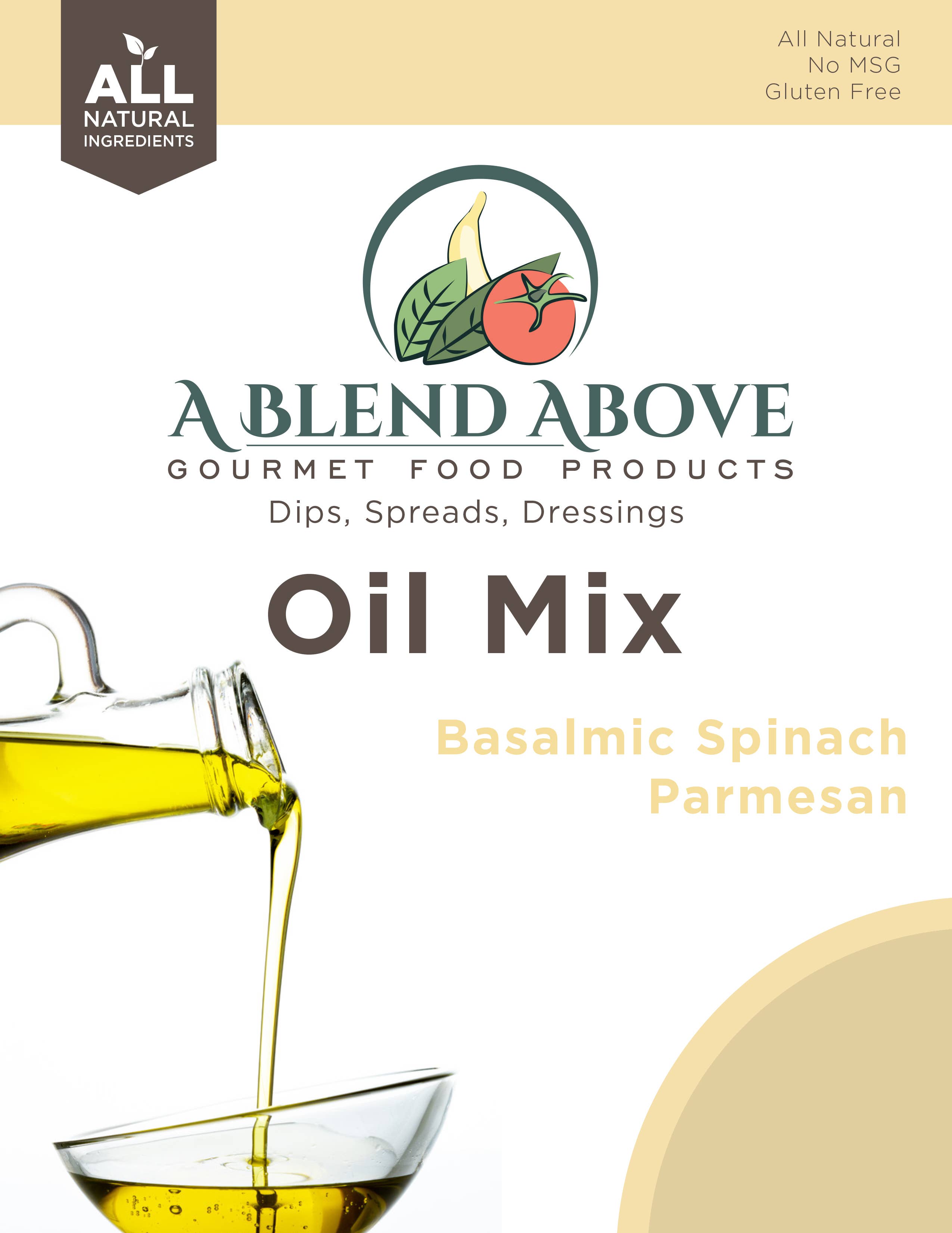 A Blend Above – wholesale Dip – Balsamic Spinach Parmesan Oil Mix3