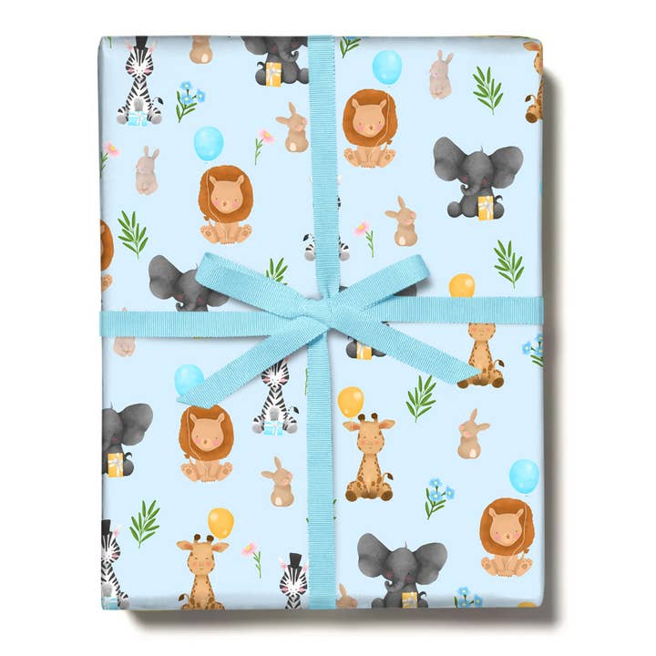 BABY ANIMALS Gift Wrap For Him, Her for wholesale by Central 23 Cards