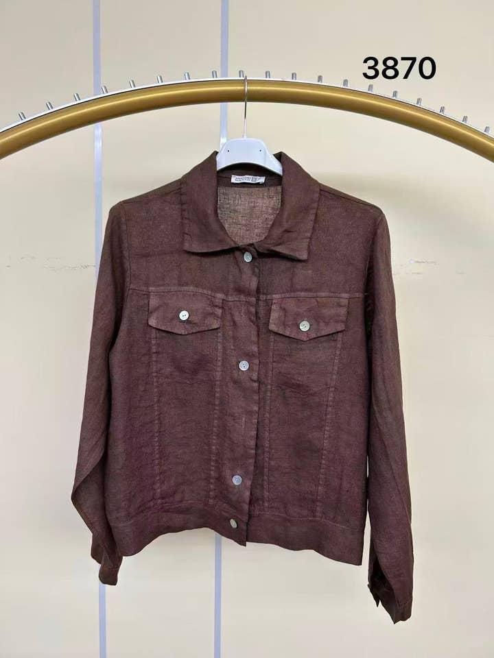 Camisa de Linho REF. 3870 por atacado de LÉA & LUC