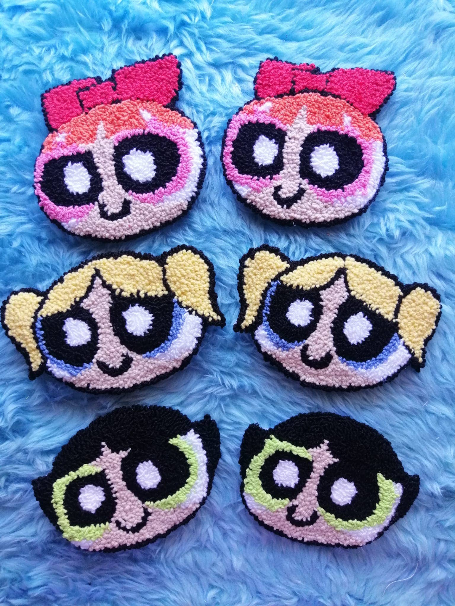 despinacrafting – wholesale Coasters – Punch Tufted Cup Coaster, Mug Rug4