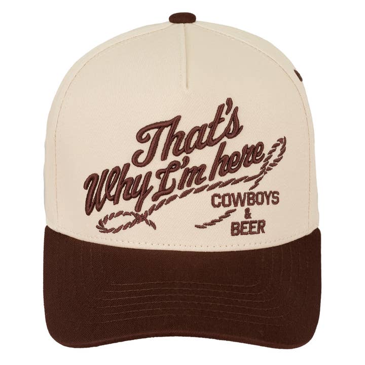 Hana - Wholesale Trucker Hat - Women's - C.C THAT'S WHY I'M HERE Cotton Trucker Cap