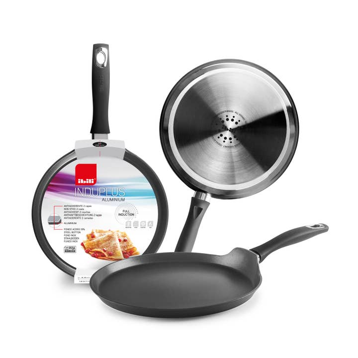 Ibili - Wholesale Cast Iron Skillet - IBILI - New Induplus Crepe Maker 28 Cms.