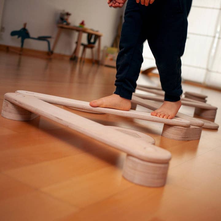 kidodido - Wholesale Wood Toy - Kids - Toddler Balance Beam Set, Montessori Baby Toys
