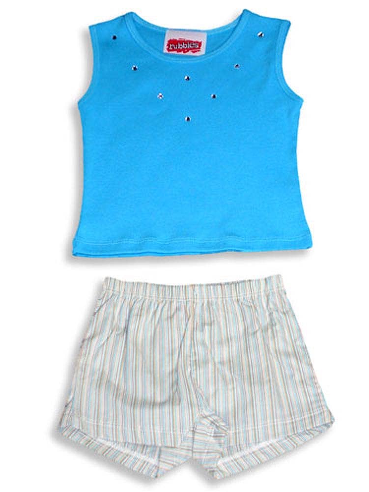Eastern Off Price - Wholesale Top & Short Set - Kids - Rubbies - Little Girls 2 Piece Short Set0