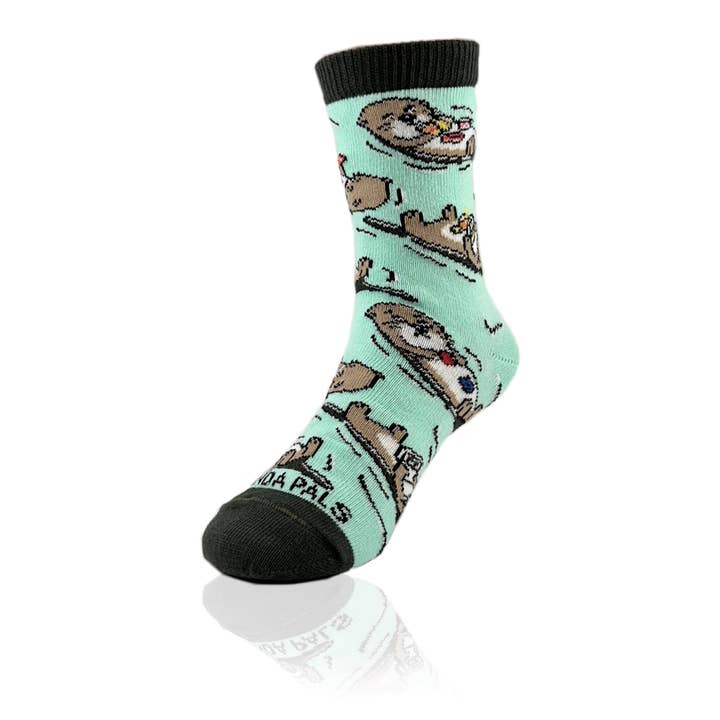 Sock Panda - Wholesale Socks - Kids - Floating Otters Socks from the Sock Panda (Ages 3-7)3