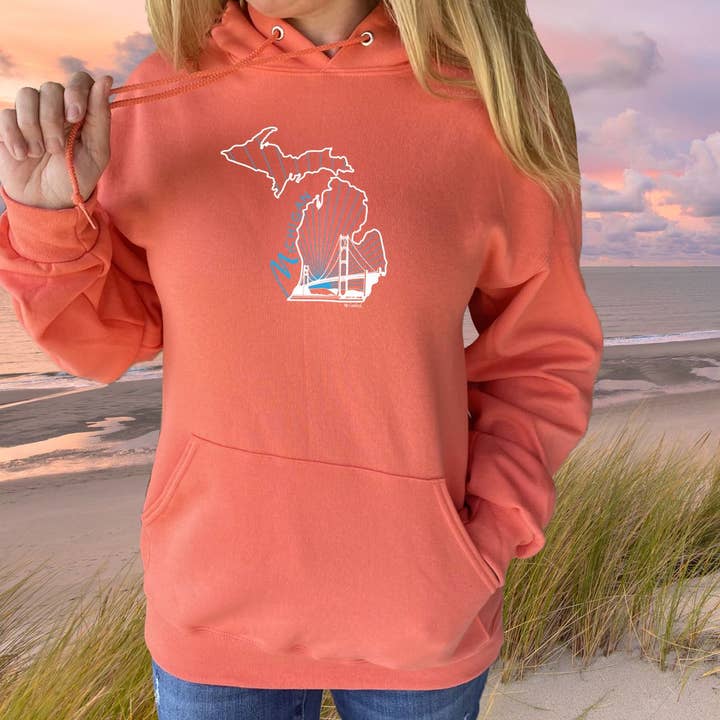 "Mighty" Relaxed Fit Classic Hoodie for wholesale by LIVNFRESH