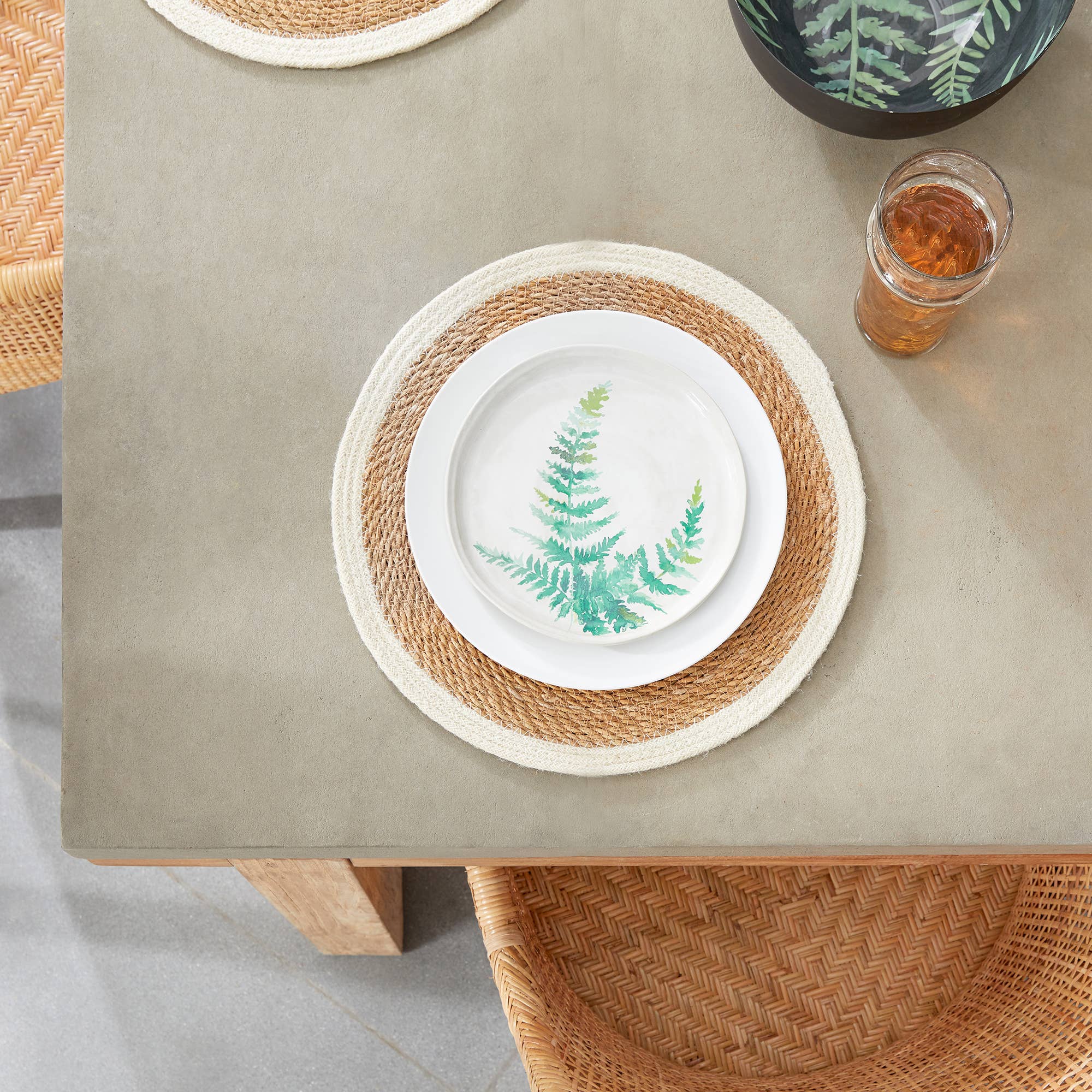 Napa Home & Garden - Wholesale Placemat - Jute Round Placemat2