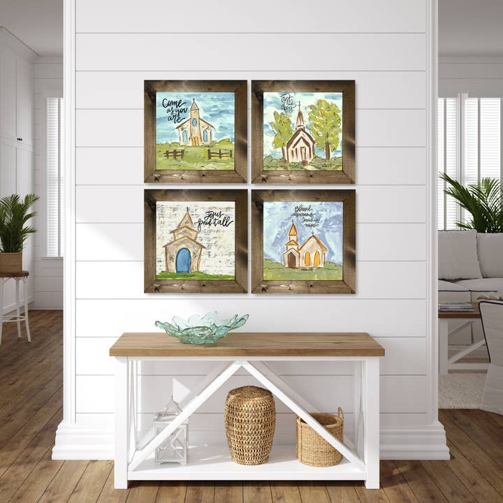 Baxter & Me - Wholesale Art Print - Jesus Paid It All - Framed Art2