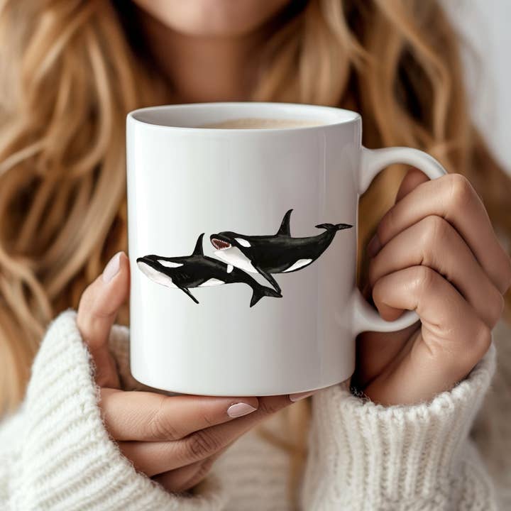 MerikaArt - Wholesale Coffee Mug - Orca Whale Mug4