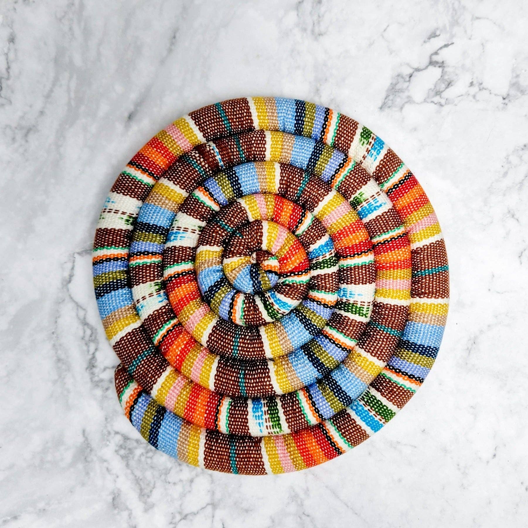 Upavim Crafts - Wholesale Trivet - Large Spiral Spiced Trivet4