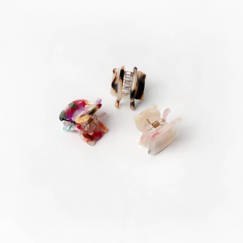 SoapElenGlen - Vendita all'ingrosso Fermaglio per capelli - Donna - Mini fermaglio per capelli a forma di gatto adorabile, accessori animali in acetato9