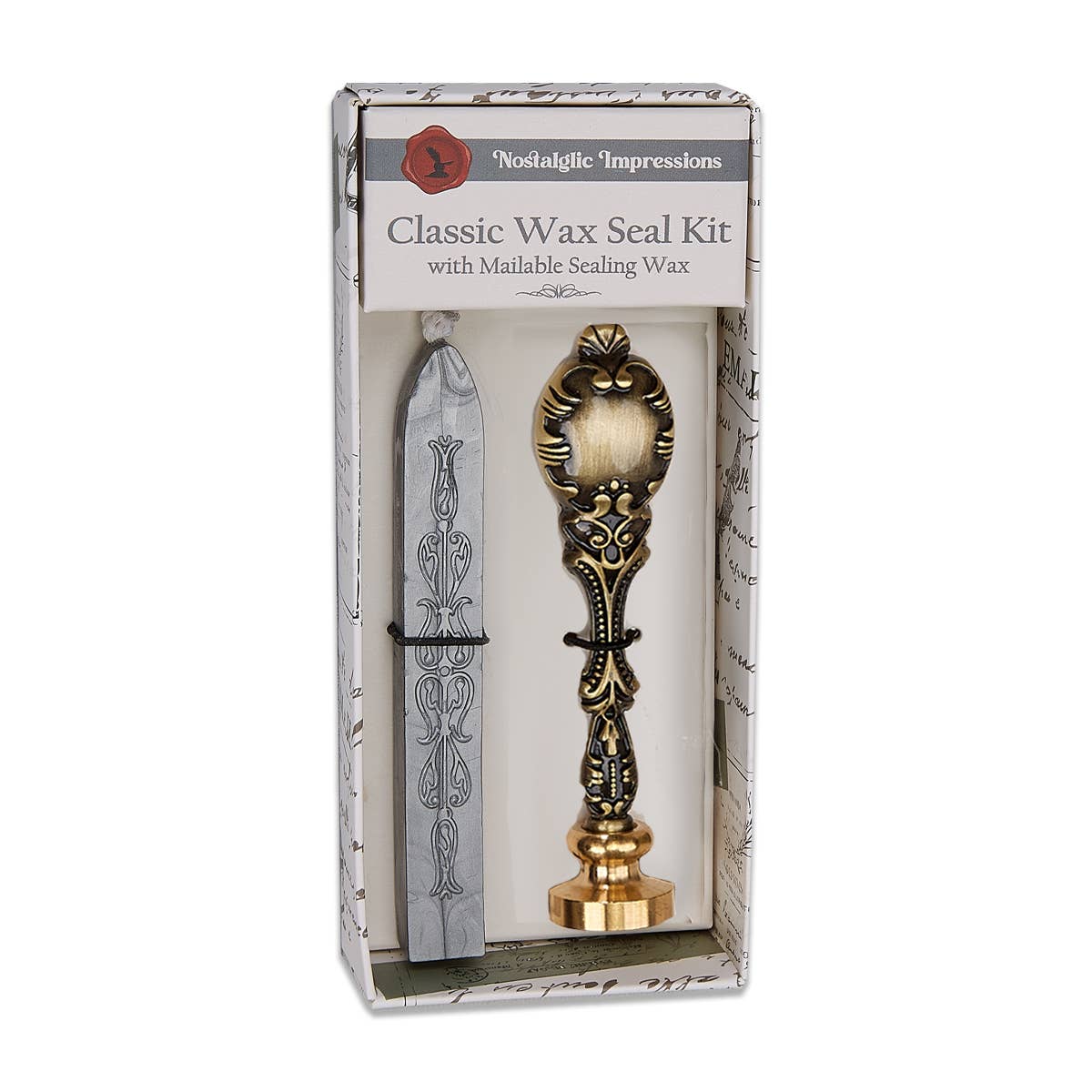 Freund Mayer & Co. - Wholesale Sealing Wax - Vintage Metal handle Wax Seal Kits-9 popular symbols5