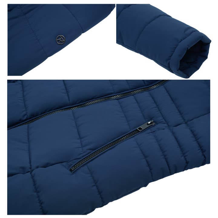 Rokka & Rolla - Wholesale Coat - Women's - Women's Heavy Long Winter Coat Parka Jacket12