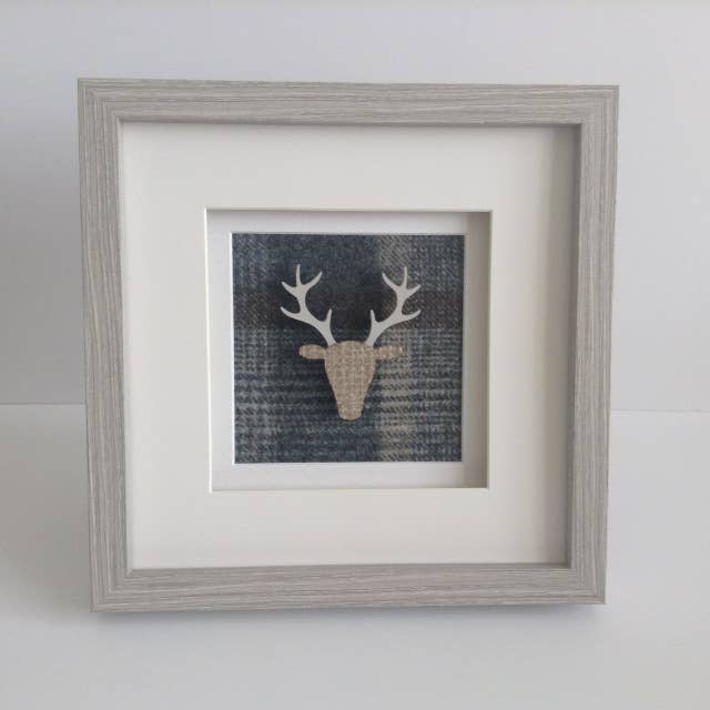 NATURAL GREY STAG PICTURE for wholesale by Southbeach Design