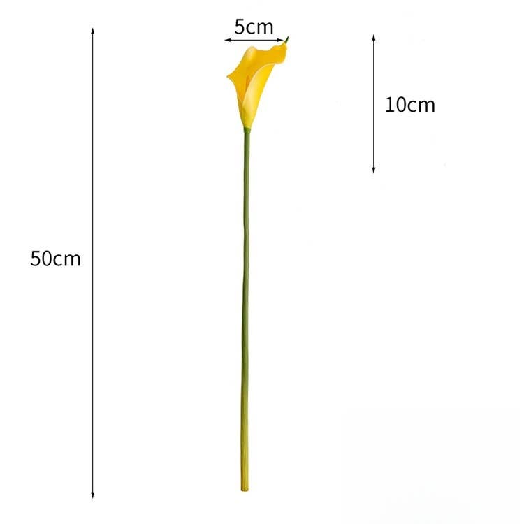 ACNITE(We cover U.S. import duties) - Vendita all'ingrosso Fiori finti - Giglio calla artificiale effetto reale per decorazione casa e fiori decorativi3