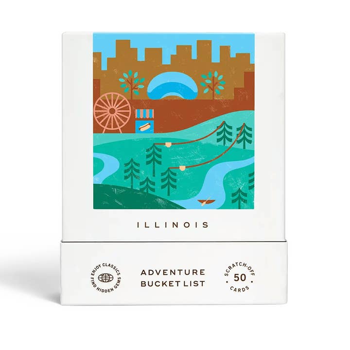Illinois Adventure Bucket List for wholesale by Reach International Outfitters