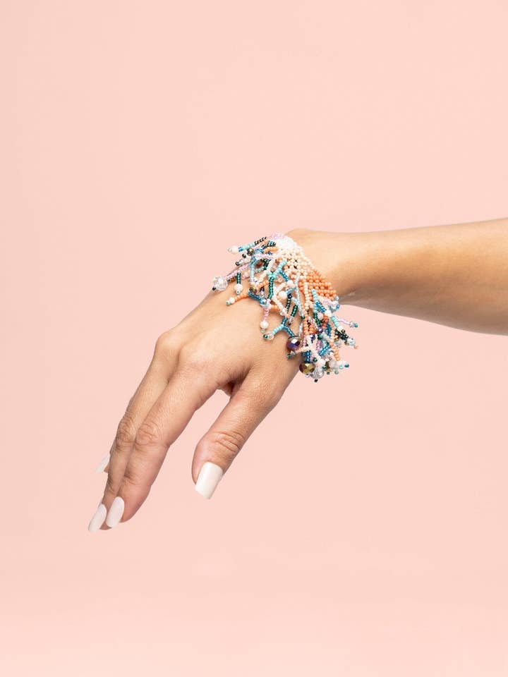 Crystal Coral Bracelet for wholesale by Lottie Holiday