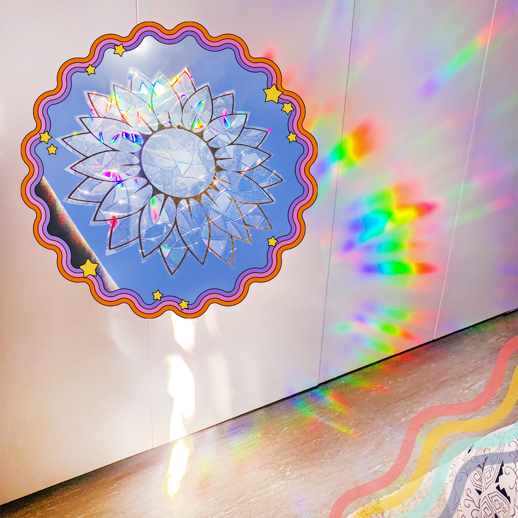 Simply Livy - Wholesale Suncatcher - Sunflower Suncatcher Window Cling3