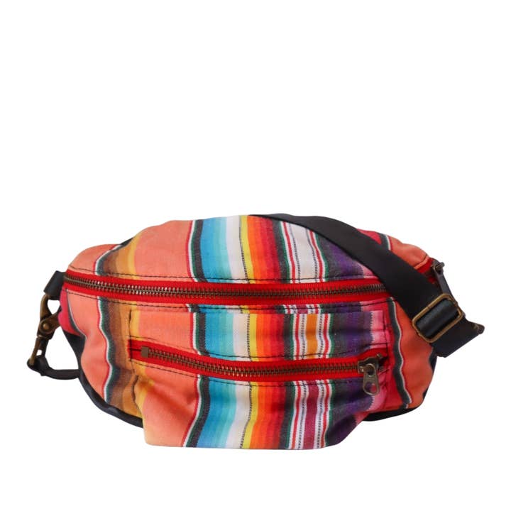 Fanny Pack- Valentina i sort læder for engroshandel hos Vaalbara