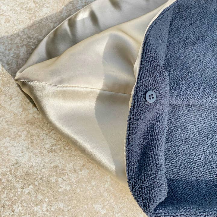 Silknlove Co. - Wholesale Hair Towel/Wrap - Pure Silk Reversible Hair Drying Turban2