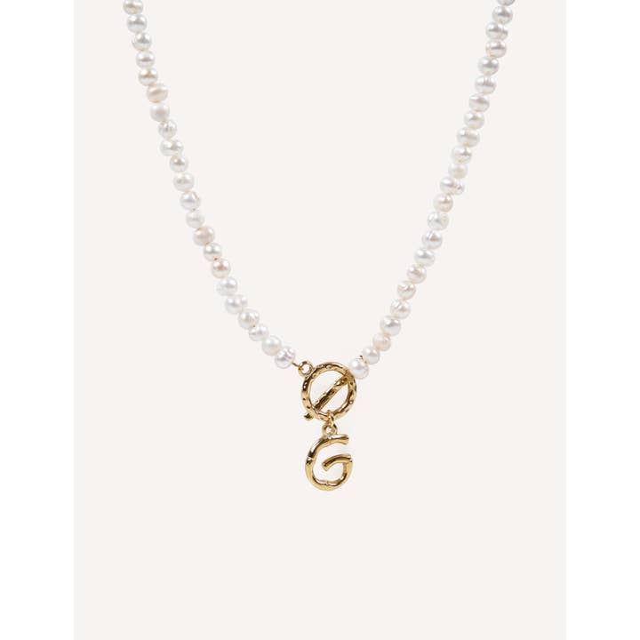 CUCOCUCA - Wholesale Choker/Collar - Handgemaakte parel choker met etnische letter14