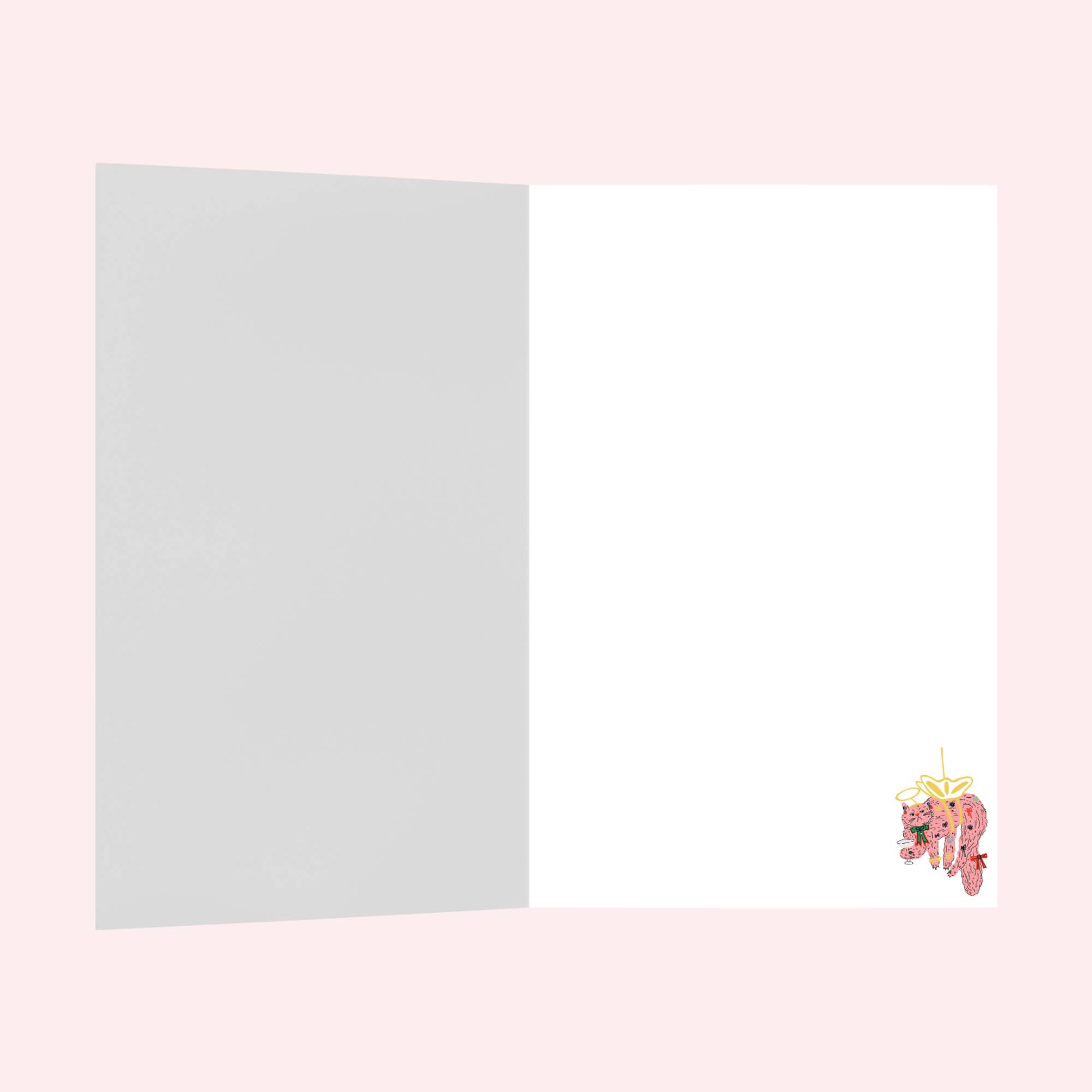 Eat the Moon | Greeting cards and stationery – wholesale Christmas card – A little Christmas tipple Christmas card1