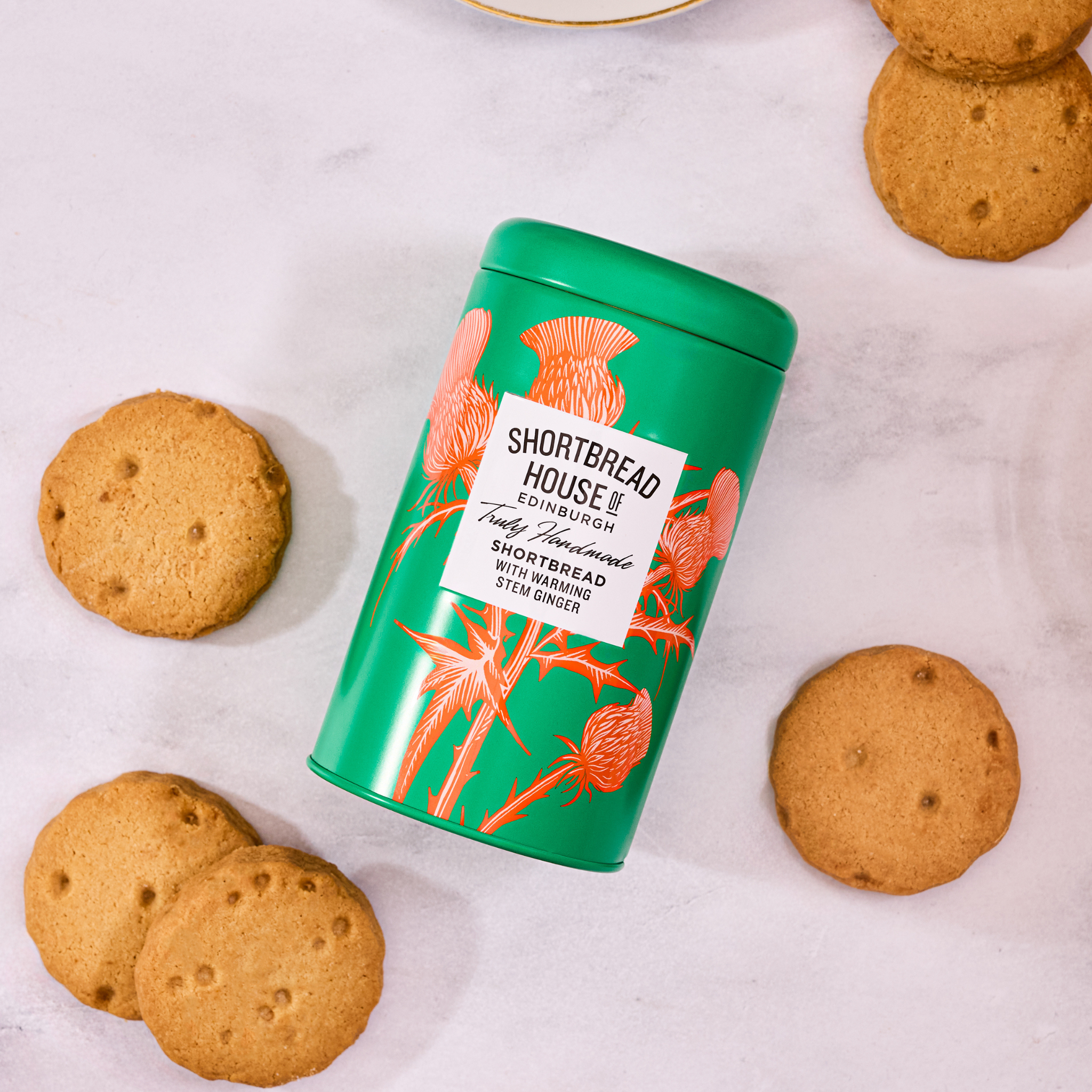 Shortbread House of Edinburgh - Wholesale Cookie - Shortbread House Ginger Biscuit Tin 140g MP121