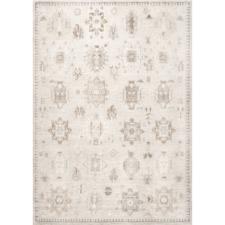 Krystin Distressed Machine Washable Area Rug for wholesale by nuLOOM