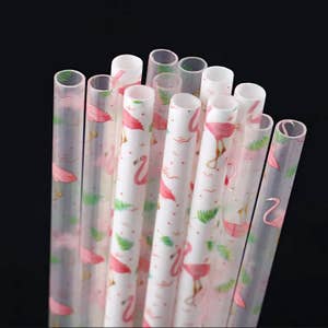 Straw Topper Cover Cactus Silicone Cap for Reusable Plastic Straws