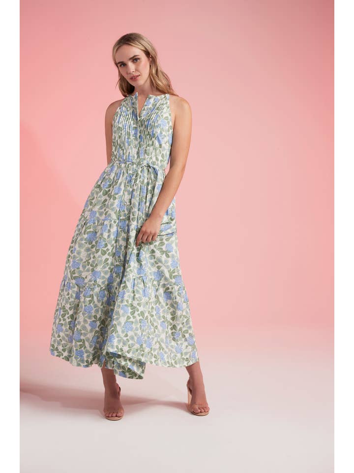 Multi Floral Hilde Halter Dress for wholesale on Faire