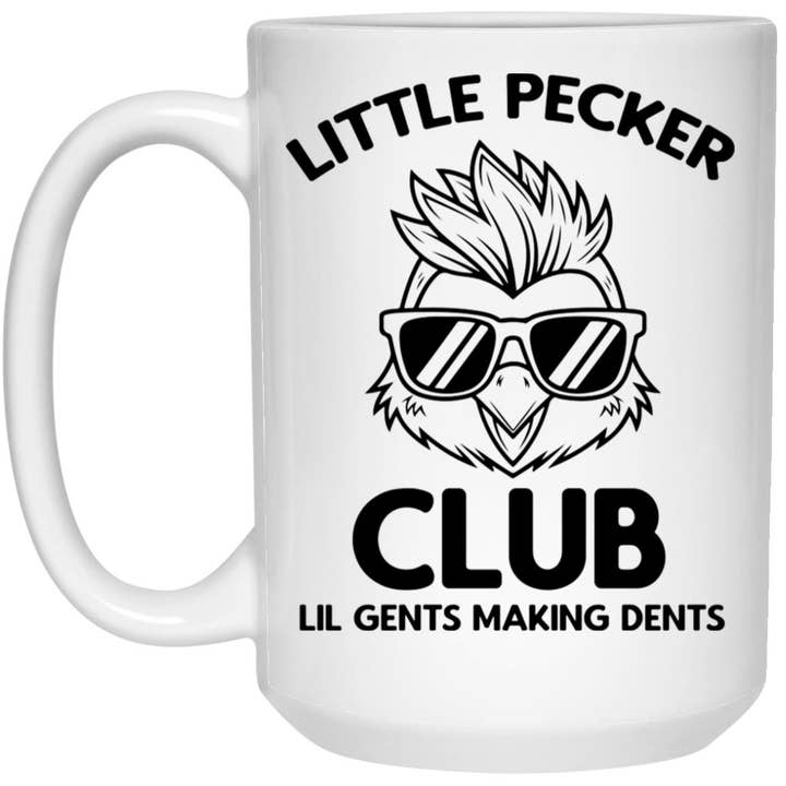 Mystic Blvd - Wholesale Coffee Mug - Lil Pecker Club Funny Chicken Coffee Mug1
