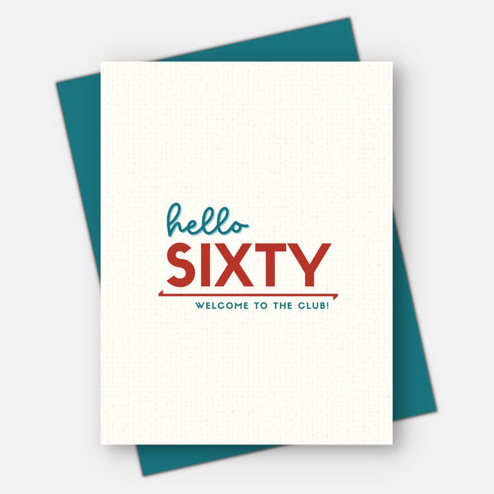 Age-Friendly Vibes - Wholesale Birthday Card - Hello 50, 60, 70, 80, 90 or 100 milestone birthday card3